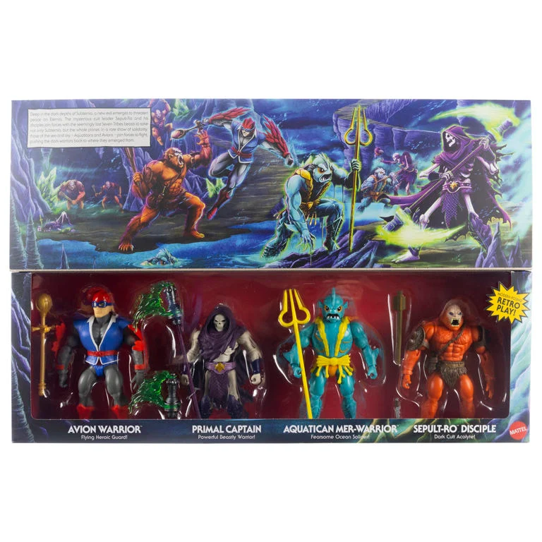 Battle for Sub-Eternia pack Origins Cartoon LOP Masters of the Universe
